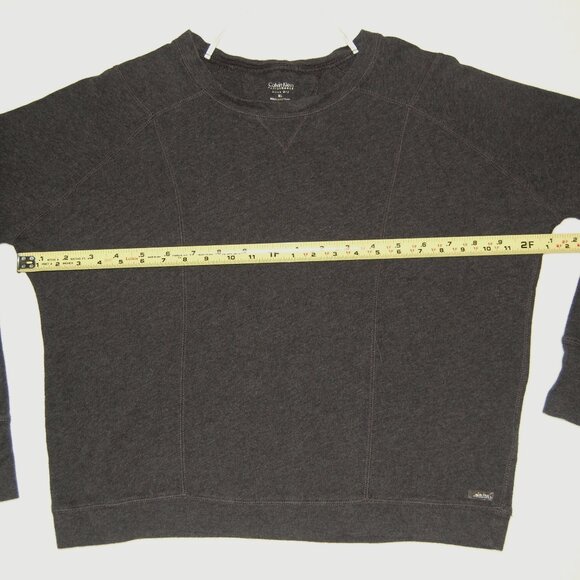 Calvin Klein Performance Top, Women XL (Bust: 52"), 100% Cotton, Dark Gray - Picture 5 of 7